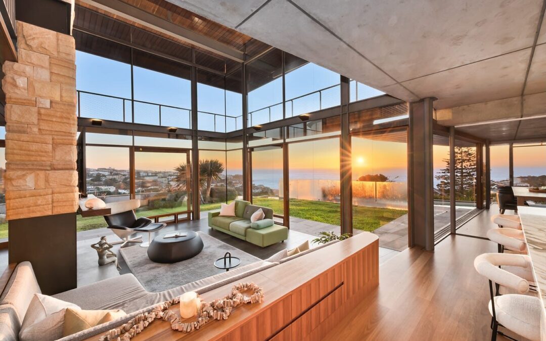 Trophy family overlooking Sydney’s Bronte Beach with wealthy locals