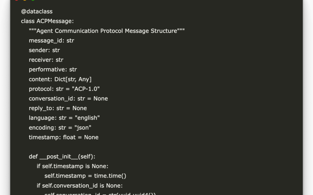Coding Guide for Using Agent Communication Protocol (ACP) to Build a Scalable Multi-Agent Communication System