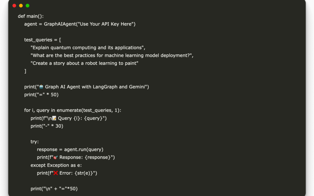 Step-by-step coding guide for building iterative AI workflow bodies using Langgraph and Gemini