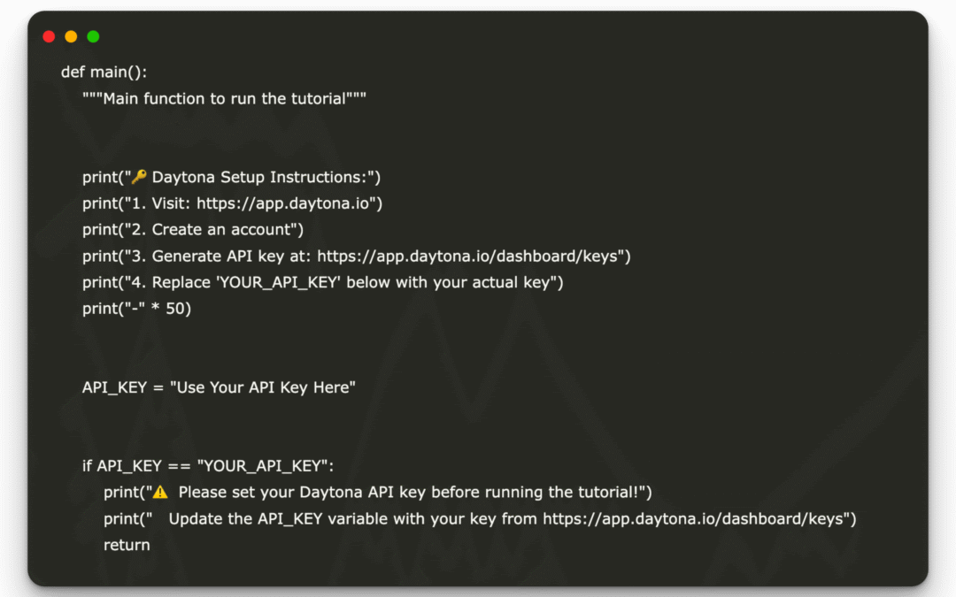 Build a secure AI code execution workflow using the Daytona SDK