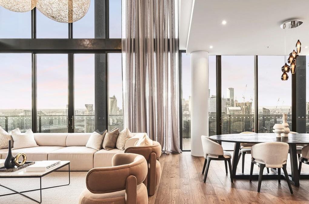 Pier penthouse with four car garage for sale lift