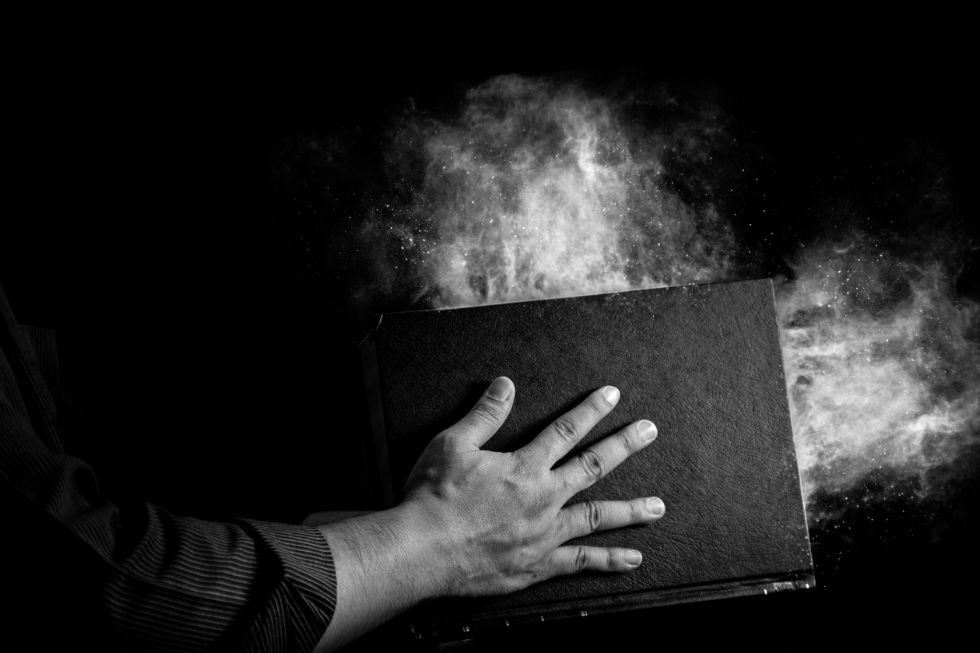 Our devil closes his dictionary and contemplates on its foundation
