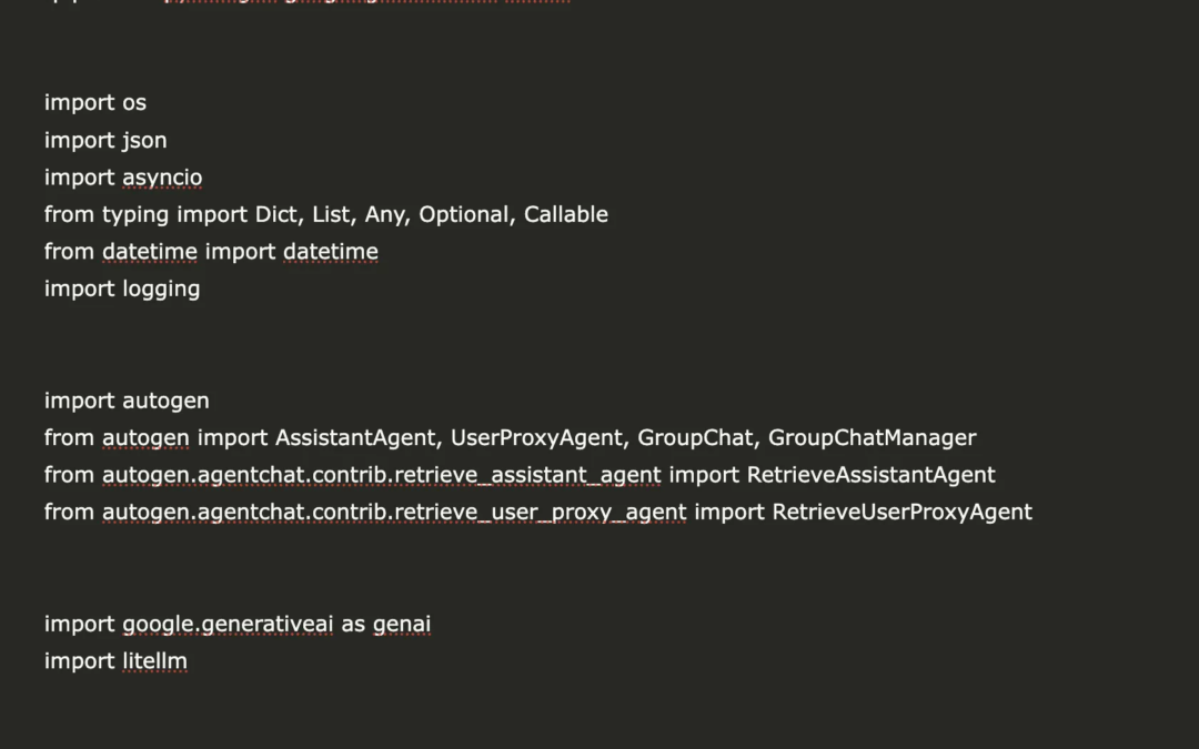 Building a multi-agent dialogue AI framework using Microsoft Autogen and Gemini APIs