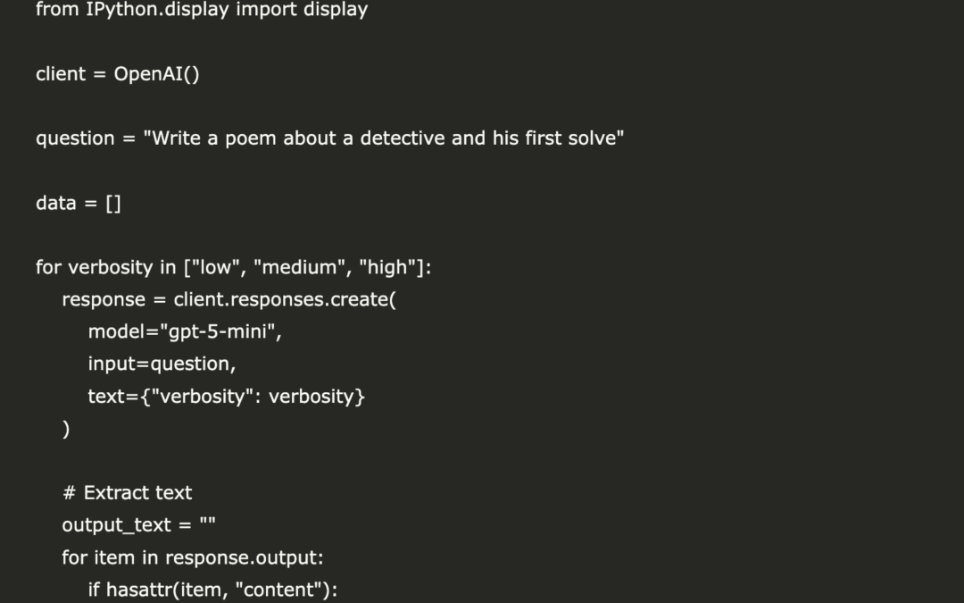 Developer’s Guide to Features of OpenAI’s GPT-5 Model