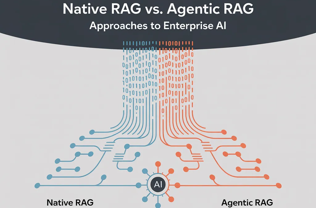 Local rags and agent rags: Which way can promote enterprise AI decisions?
