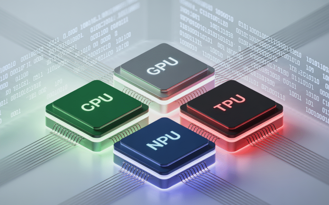 The final guide to CPU, GPU, NPU and TPU for AI/ML: Performance, Use Cases, and Key Differences