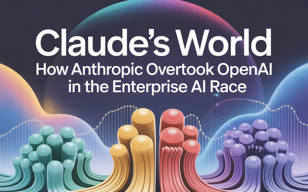 Now is Claude’s world: How humans surpass Openai in the corporate AI race