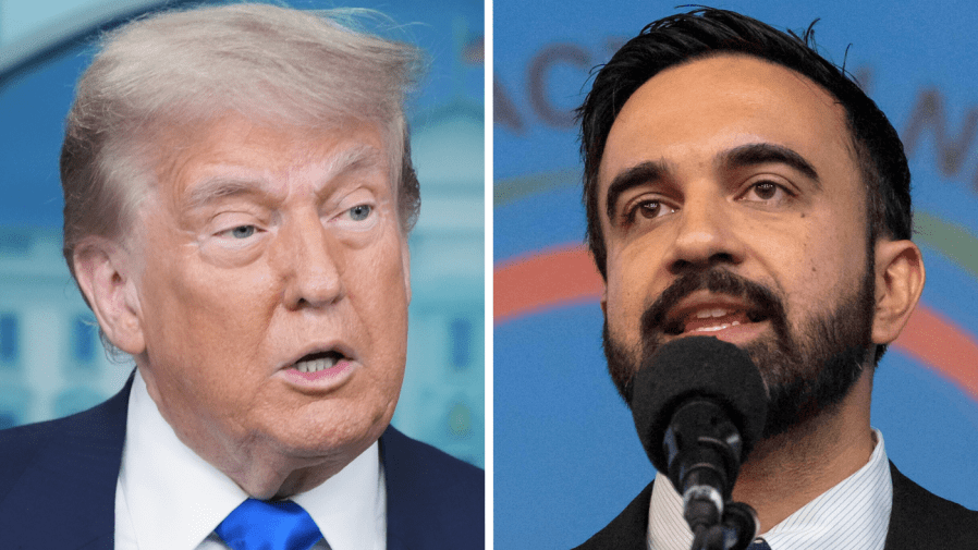 Donald Trump Zohran Mamdani png