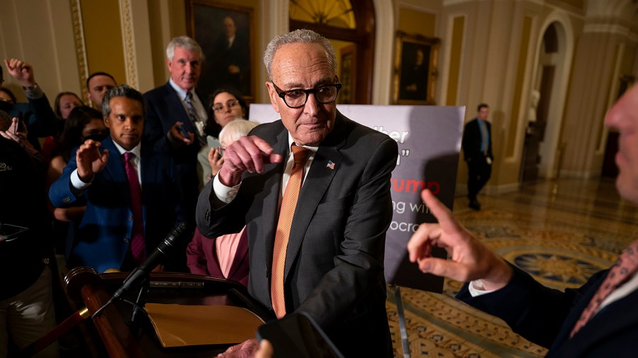 Schumer slams ‘fully partisan’ Republican funding bill